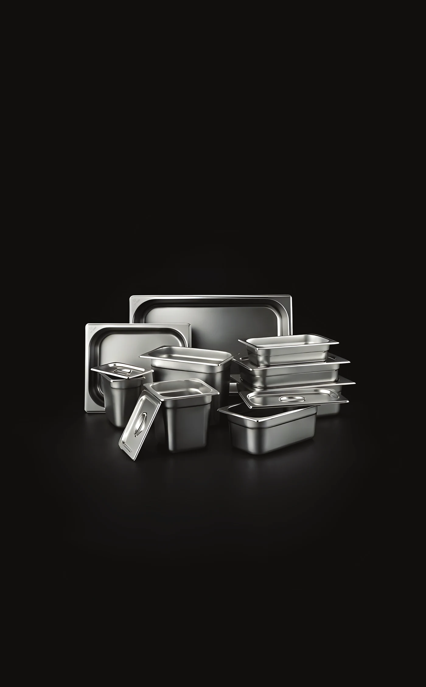 HS stainless steel GN pan collection